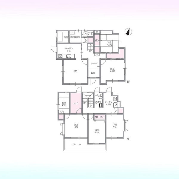 間取りを拡大表示