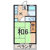 コーポつばきだて 205 ｜ 福島県福島市渡利字山ノ下（賃貸アパート1K・2階・22.00㎡） その2