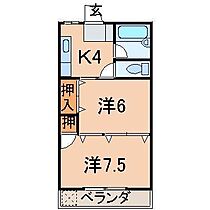 カホンハイツ  ｜ 福島県福島市東浜町（賃貸アパート2K・2階・33.00㎡） その2