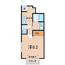 Ｗiｓｍａ 103 ｜ 福島県福島市南矢野目字阿弥陀前（賃貸アパート1K・1階・28.40㎡） その2