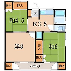 物件の間取り