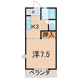 エッセンシャル岡部 2階/201