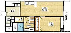 グランフォルテ田川  ｜ 大阪府大阪市淀川区田川2丁目（賃貸マンション1LDK・4階・45.25㎡） その2