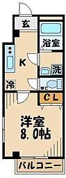 間取図画像 1K