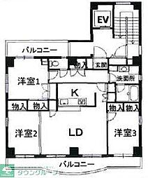 ティンクマンション 3LDKの間取図画像