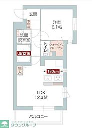 arietta 1LDKの間取図画像