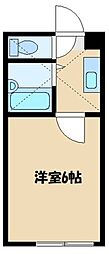 コンフォート渕野辺 1Kの間取図画像