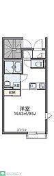LEONEXTピークヒルズ 1Kの間取図画像