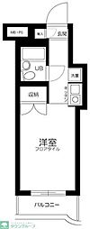 アーバンヒルズマンション西八王子第2 ワンルームの間取図画像