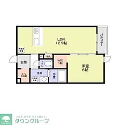 間取図画像 1LDK