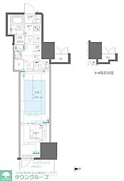 ZOOM信濃町 2Kの間取図画像