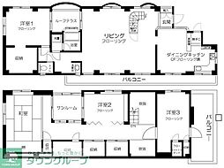 石川ビル 4LDKの間取図画像