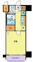 フェニックス幡ヶ谷壱番館 1Kの間取図画像