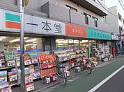 ドラッグストア一本堂 248m