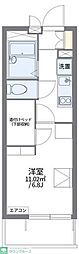 レオパレスプランタン 1Kの間取図画像