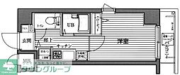 グランドガーラ西新宿ウエスト 1Kの間取図画像
