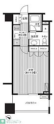 グランハイツ代々木 1Kの間取図画像