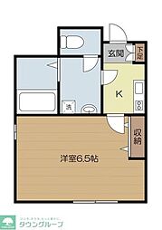 メゾン・デール ワンルームの間取図画像