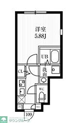 MIJAS練馬春日町 1Kの間取図画像