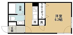 ボヌール石神井公園 1Kの間取図画像