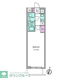 BeverlyHomes石神井台 1Kの間取図画像