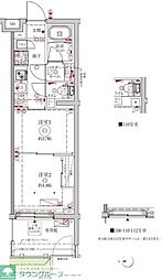クレイシアIDZ中野野方 2Kの間取図画像