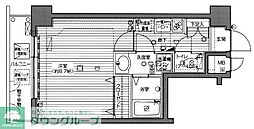 ガラ・ステージ市ヶ谷弐番館 1Kの間取図画像