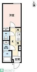 杉並区阿佐谷北2丁目マンション 1Kの間取図画像