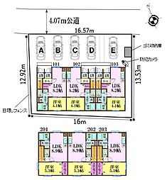 ナリトモ赤井A 1LDKの間取図画像
