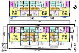 ナリトモ誉田A 1Kの間取図画像