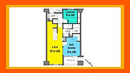 グランドメゾン目黒南 1SLDKの間取図画像