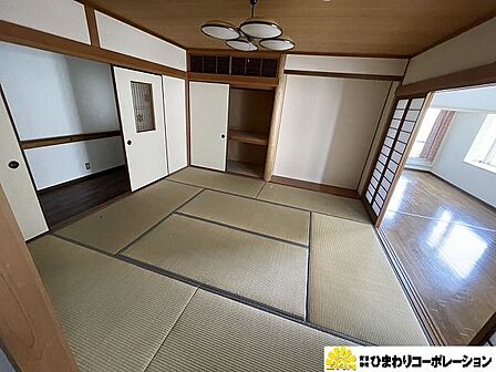 畳が８帖で広々とお使いいただけます１