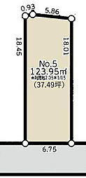 市川市真間5丁目　売地　5号地