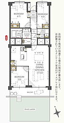 間取図画像 3LDK