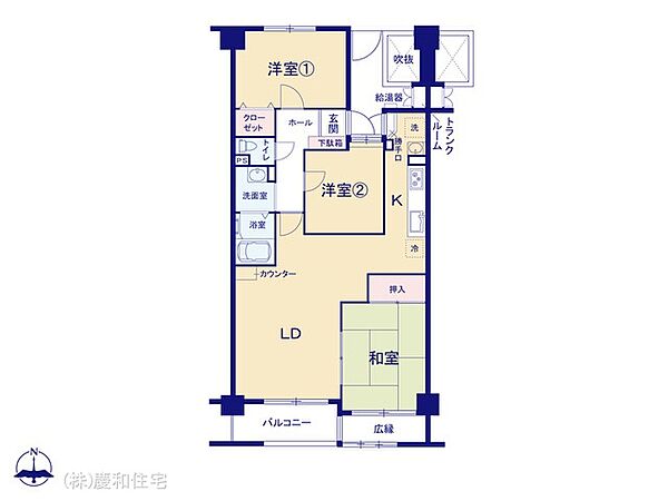 間取りを拡大表示