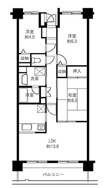 間取りを拡大表示