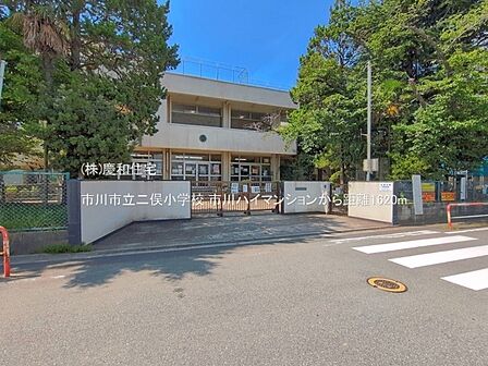 市川市立二俣小学校（1620m）