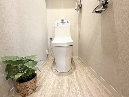 トイレはウォシュレットが標準装備されています!