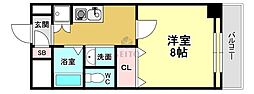 ブランコート豊中 1Kの間取図画像