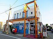 此花伝法郵便局 393m