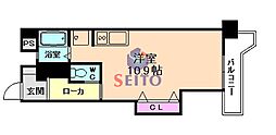 プラザ大淀 ワンルームの間取図画像