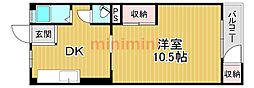 間取図画像 1DK