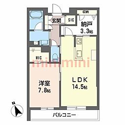 間取図画像 1SLDK