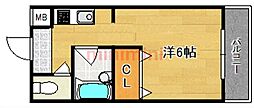サンワNo.36Ms 1Kの間取図画像