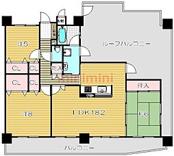 エスリード高槻上牧 3LDKの間取図画像
