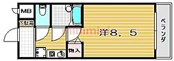 メゾンアイーシャ 1Kの間取図画像