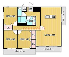 物件の間取り