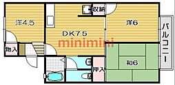 間取図画像 3DK