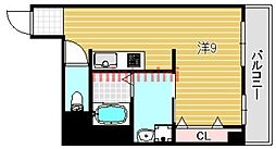 福山ビル 1Kの間取図画像