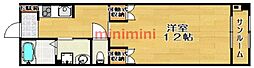 リルコモン城西 1Kの間取図画像